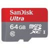 SanDisk Class10 80mb/s Ultra MicroSDXC UHS-I Memory Card - 64GB (Item No: SDSQUNC064GGN6M)